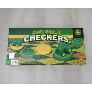 John Deere Classic Checkers Board Game Complete Age 6+ Used
